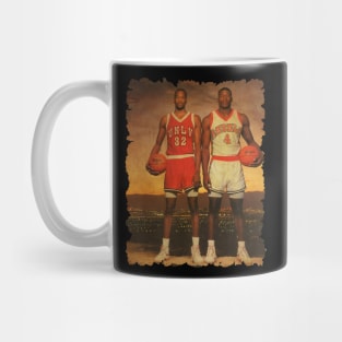 vintage stacey augmon and lary johnson Mug